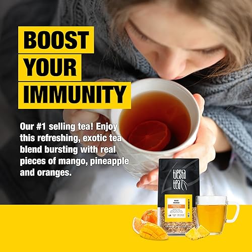 Miniatura 68 de Té de frutas, hibisco y arándanos, sin cafeína, sin OMG, mezcla de té de hierbas