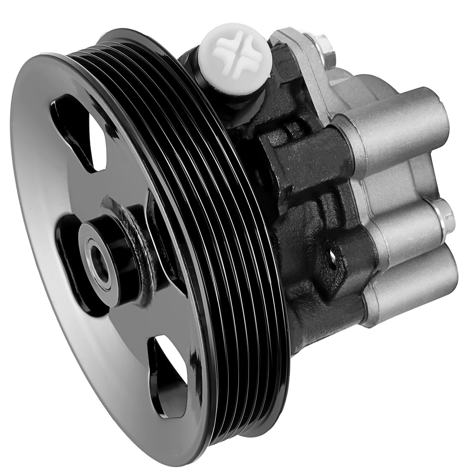 Power Steering Pump with Pulley Compatible with 2001-2007 for Toyota Sequoia 4.7L 2000-2006 for Toyota Tundra 4.7L Replaces OE 21-5264 Power Assist Pump Assembly