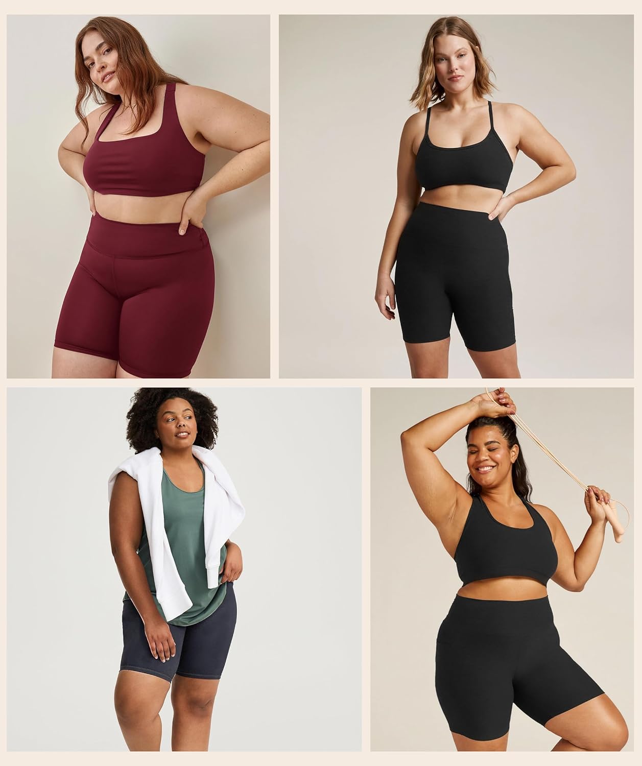 VALANDY Creamlush Plus Size Biker Shorts for Women - 8" High Waisted Ultra Soft Yoga Shorts(L-5XL) - Image 6