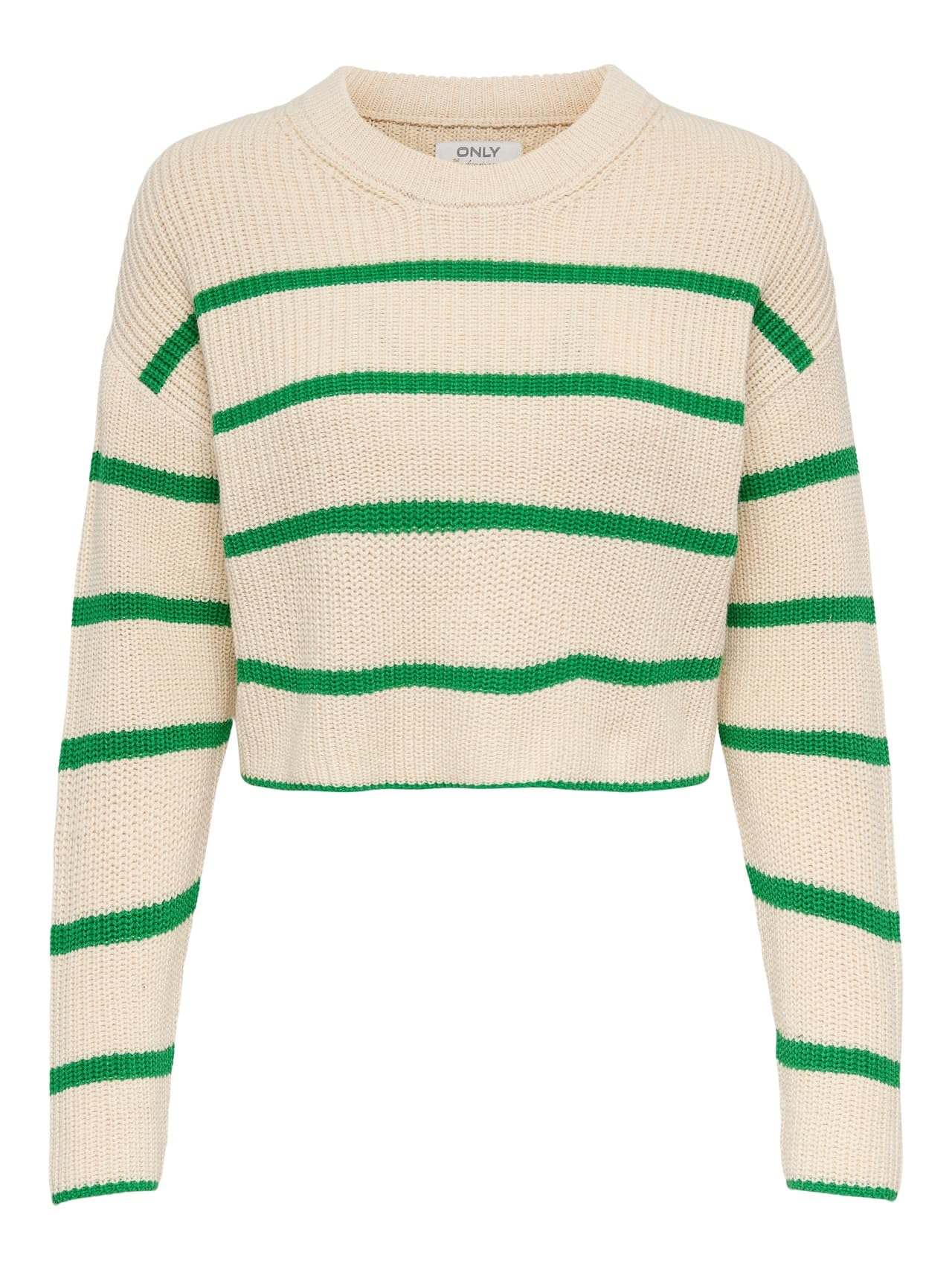 Only Women's Beige Knitted Sweater Geena Xo