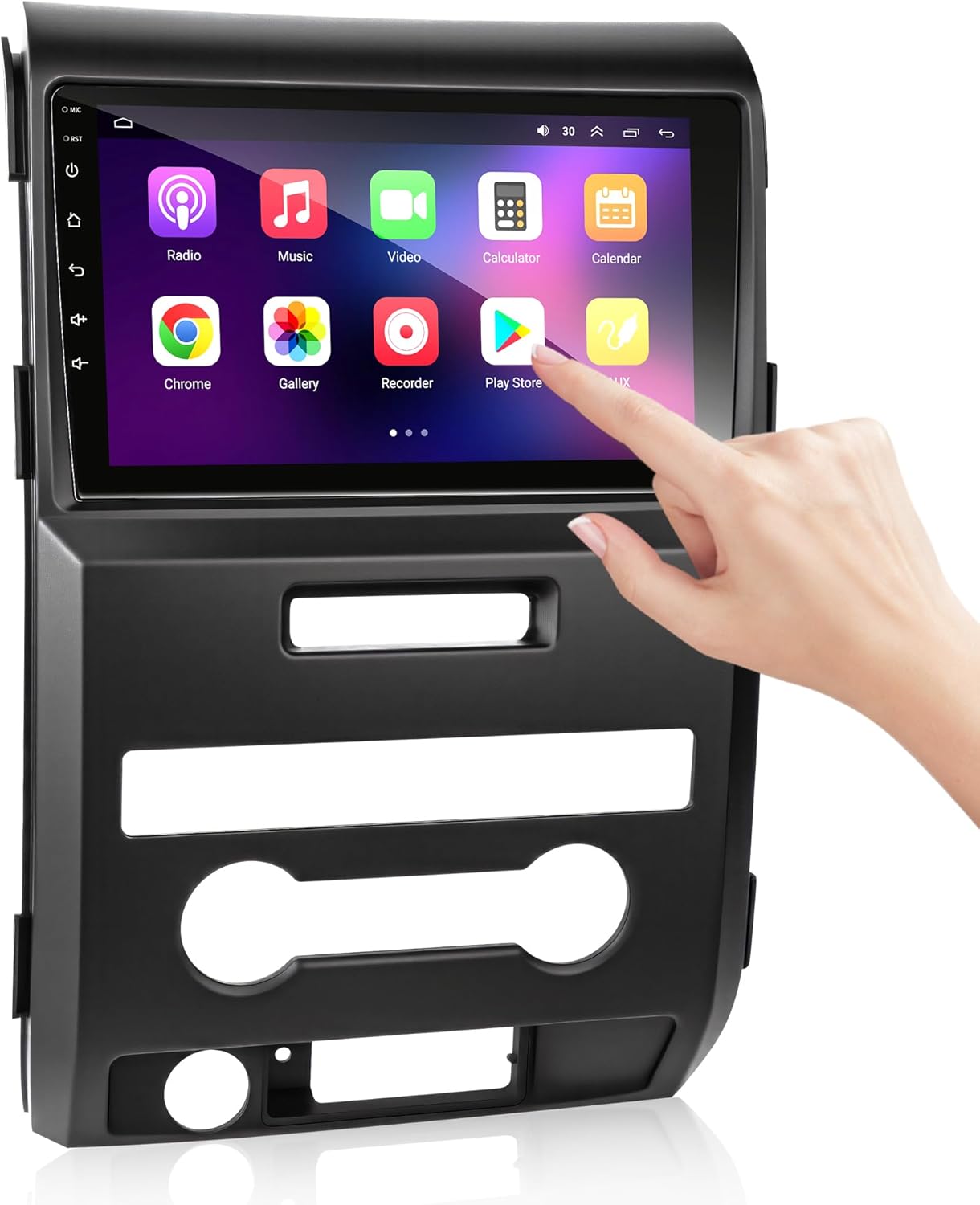 【4G+64GB】 Car Radio Stereo for Ford F-150 STX/XLT/XL 2009-2012(Only for Manual AC),Android 13 Carplay&Android Auto with 9" IPS Touch Screen Radio w/Real-Time GPS/Voice Control/WiFi/AHD Camera/SWC/FM