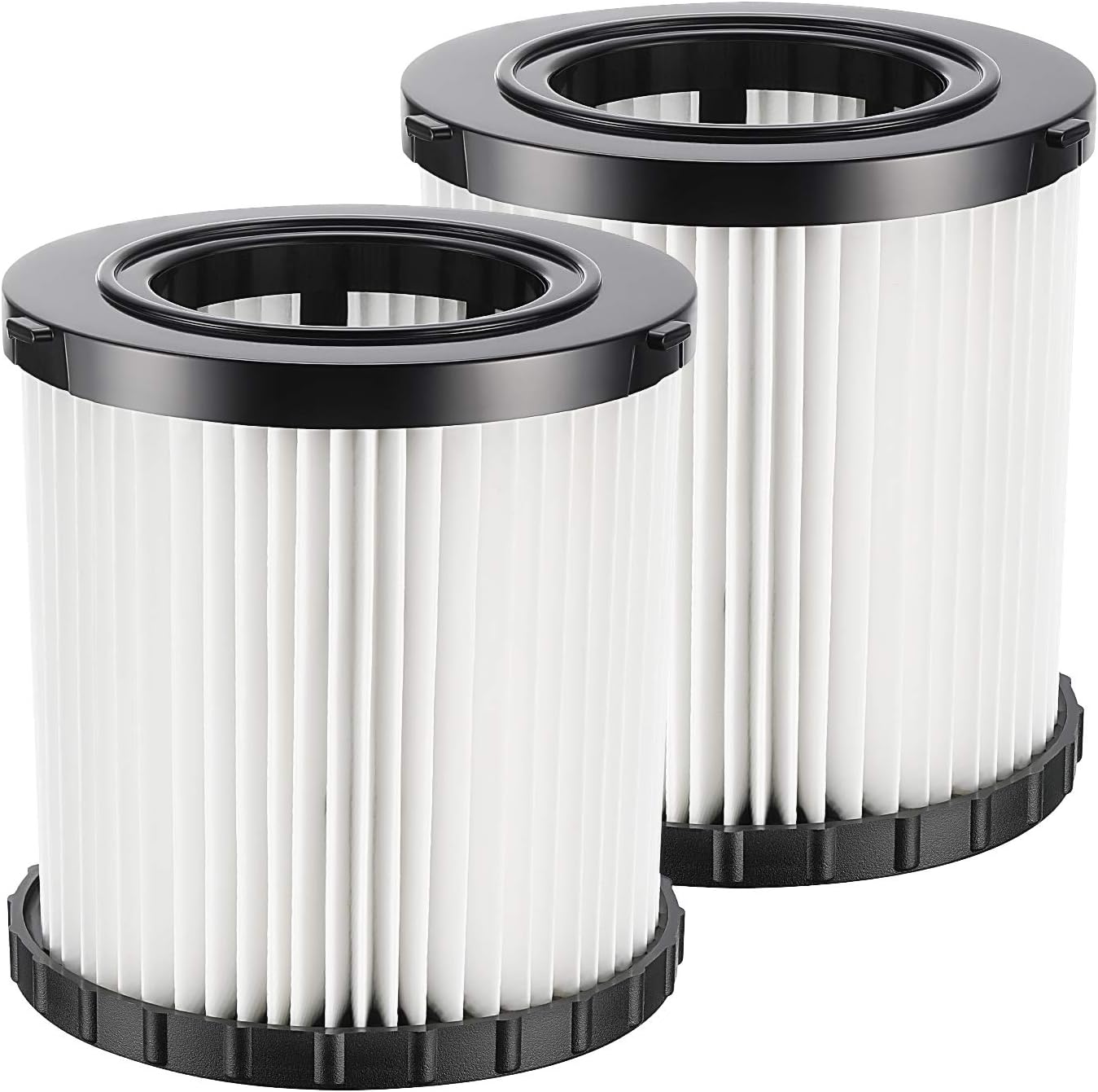 isinlive 2 Pack DCV5801H Hepa Replacement Filter Compatible for DeWalt DCV580 & DCV581H Wet Dry Vacuum
