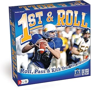 R&R Games 1st & Roll, Football Board Game for Adults and Kids, Ideal for Family Night