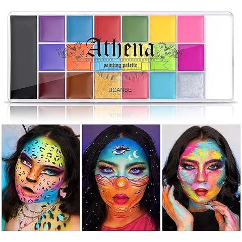 UCANBE Athena 20 Colour Body Paint Palette Cover