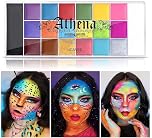 UCANBE Athena Body Face Paint Oil Palette 20 color Professional Non-Toxic Makeup Pallet Halloween FX Party Artist Fancy Adult Painting