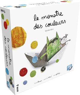 Asmodee - Das Monster der Farben – Mini-Edition – Space Cow – Gesellschaftsspiele – kooperatives Spiel für Eltern und Kinder – Management von Emotionen – ab 3 Jahren – französische Version