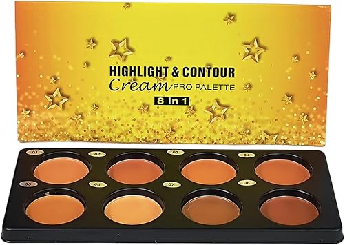 Concealer Makeup Palette - Color Correcting Cream for Face | Multi Palette Concealer Kit for Hides Blemishes, Dark Circles Redness Uneven Skin Tone Suitable Everyday Beauty Use