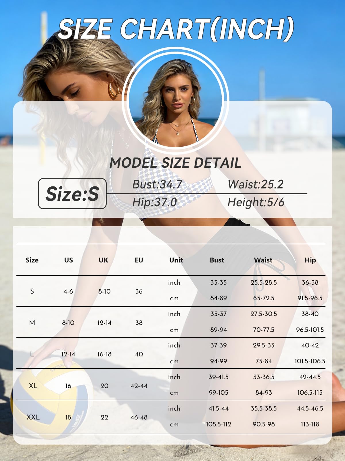 SHEKINI Damen Bikinihose Retro Ruched Bauchweg Klassisch Badehose Strandhose Grosse Grössen für Frauen