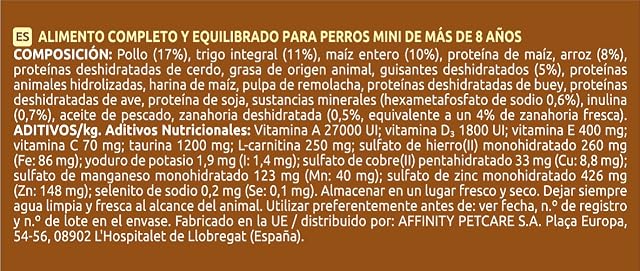 Foto 5 de 6 de Ultima Pequeño Senior Pollo, Comida seca para perros, 3kg