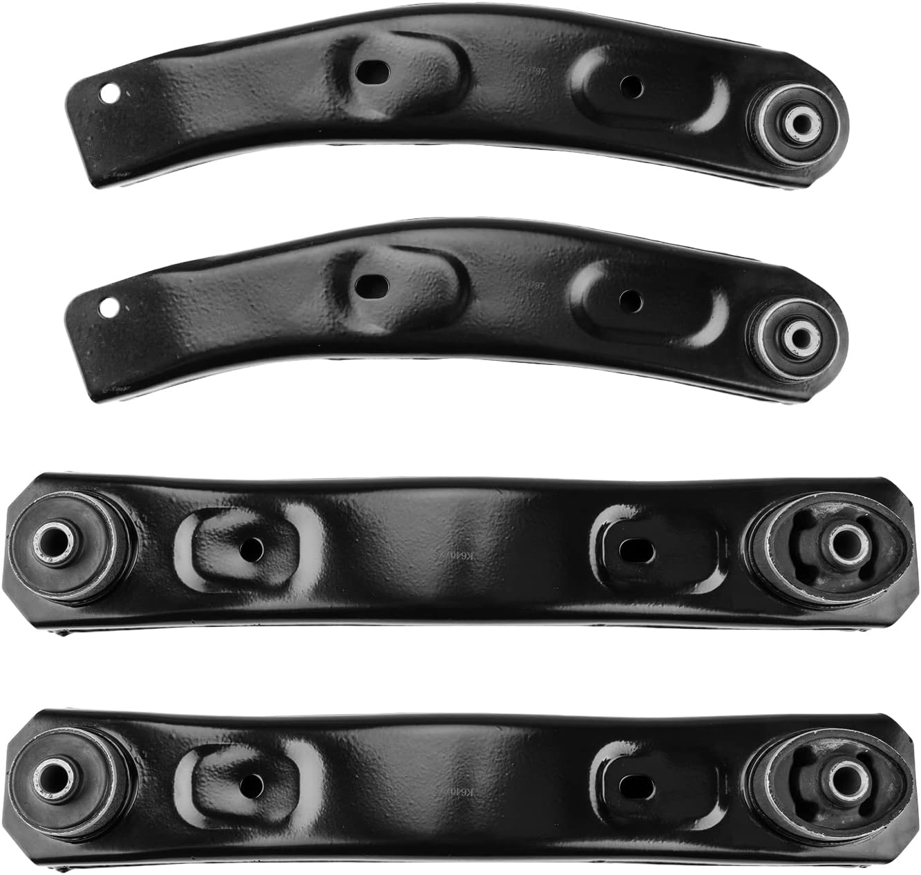 Front Upper Lower Control Arms, 4pcs Front Upper Lower Control Arms Suspension Kit Compatible With 1999-2004 Grand Cherokee Replace K640797 K640773