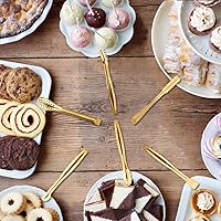 Vista 7 de Picowe Juego de 7 mini cucharas de servir, pinzas de aperitivos de 6 pulgadas, pinzas pequeñas de hielo de azúcar para barra de té, café, acero