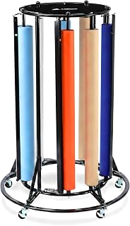 Adir Paper Roll Holder & Cutter | Butcher & Kraft Paper Dispenser Stand for Up to 36 in Wide Rolls | Sturdy Design for Classroom, Arts & Crafts | Paper Rolls Not Included