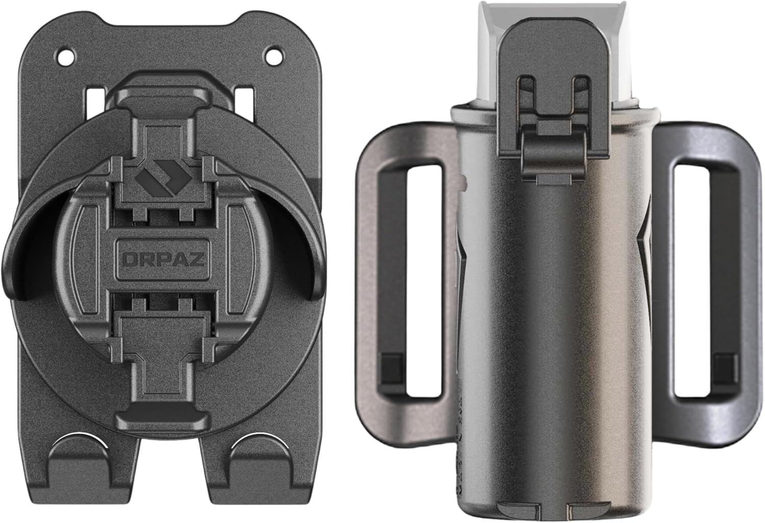 Orpaz Molle Handcuff Holster & Belt Loop Pepper Spray Holster Bundle – Ultimate Law Enforcement Gear Set