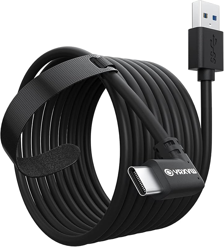 Link Cable 16FT for Meta Oculus Quest 3s/3/2/Pro, High-Speed Data Transfer Charging Cord Cable, USB 3.2 A to C Charger Wire for Oculus Quest VR Headsets Gaming PC/Steam VR