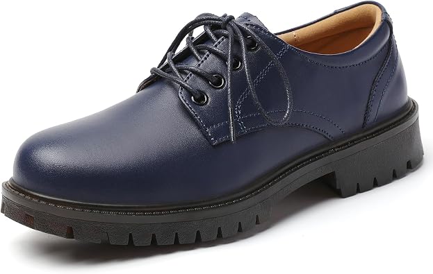 XMM Oxford Shoes for Women Lace up Flats Womens Oxfords Saddle Non-Slip Work Office Comfortable Dress Business Casual Dressy Shoes
