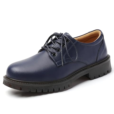 XMM Oxford Shoes for Women Lace up Flats Womens Oxfords Saddle Non-Slip Work Office Comfortable Dress Business Casual