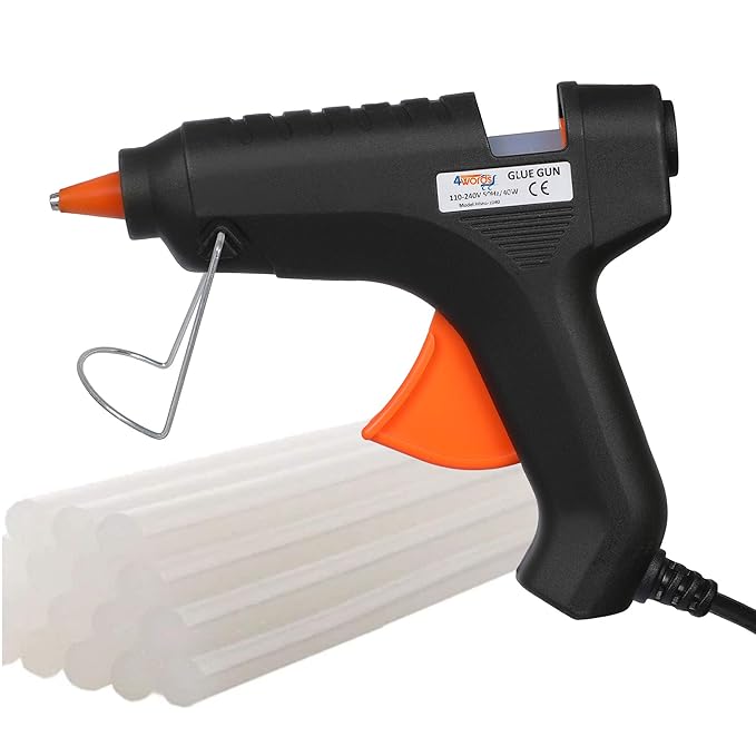 4WORDS Electric 40 Watt Glue Gun Tool Suitable for DIY Art & Crafts
