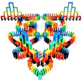 Bulk Dominoes Pro-Domino Kit | Dominoes Set, STEM STEAM Small Toys, Family Games for Kids, Kids Toys and Games, Building, Toppling, Chain Reaction Sets (Expert)