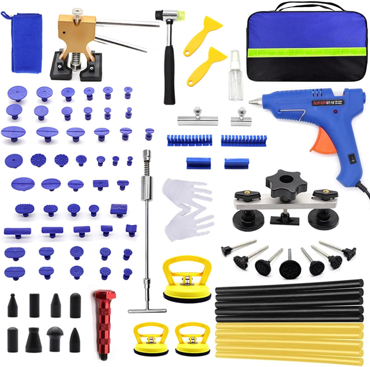 97PCS Auto Dent Repair Kit,Paintless Dent Removal, Car Dent Repair
