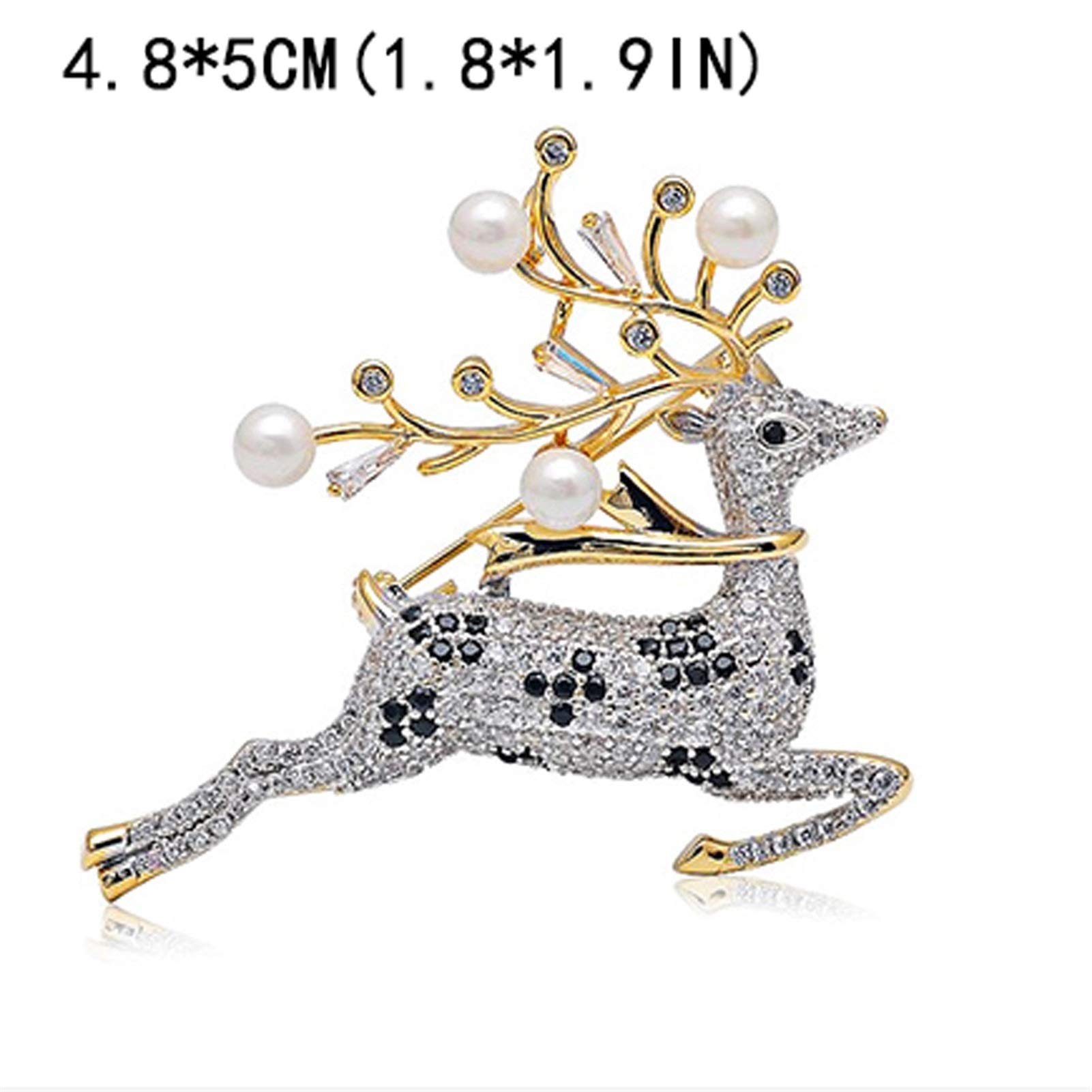 Broschen Deer Broschen Männer Frauen Legierungsbrosche Pins Anzug Jacke mit Zubehör, Damen Mode Schal Pin Schmuck Broschen & Anstecknadeln