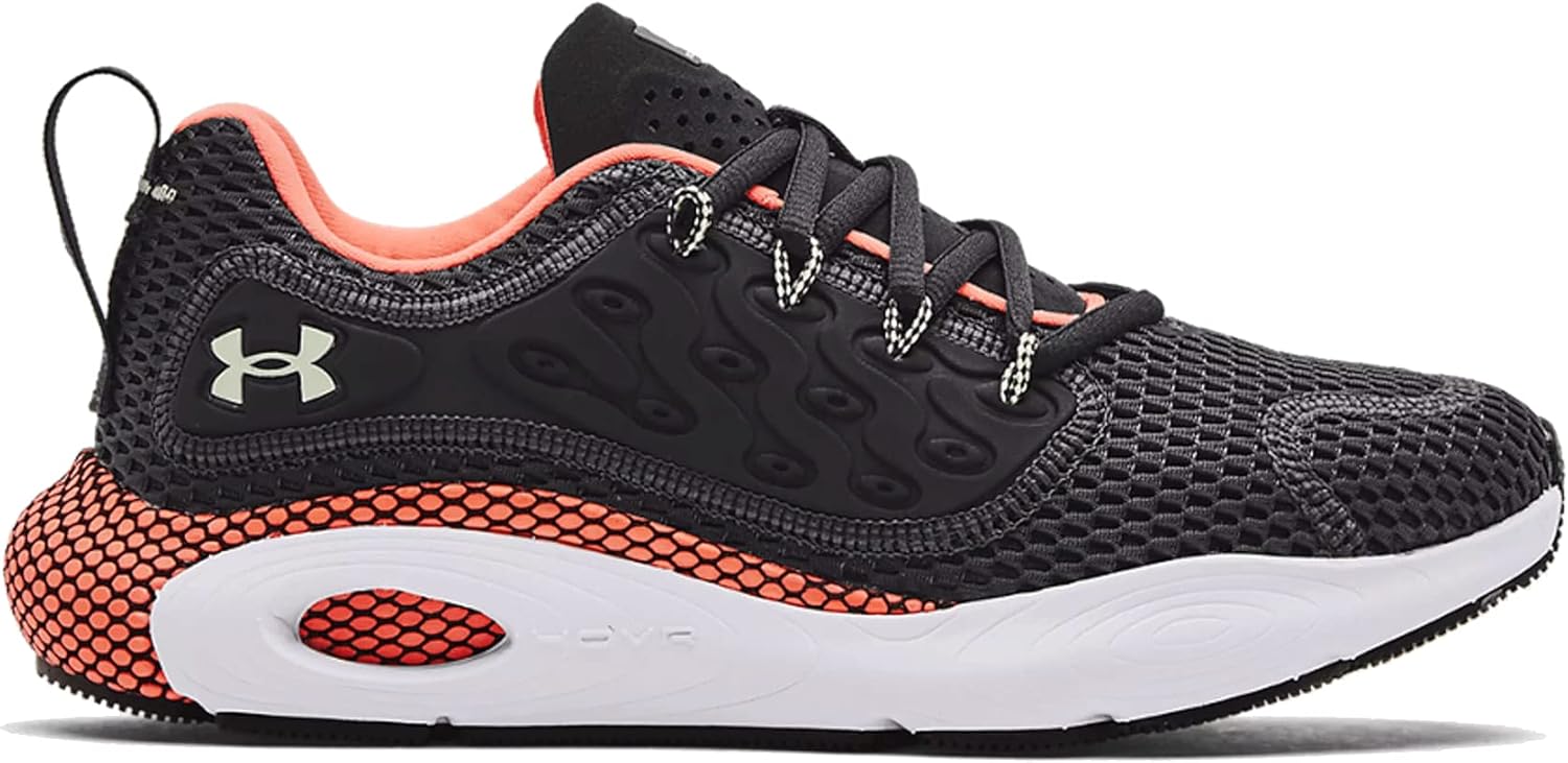 Under Armour Womens HOVR Revenant Running Shoes Jet Grey/Tangerine Size 10