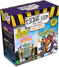 Escape Room The Game, Nueva Edición Familiar - con 2 Nuevos y Emocionantes Escape Rooms | Juego de Mesa de Solución de Misterios para Familia, Niños y Adolescentes (Versión en Inglés)