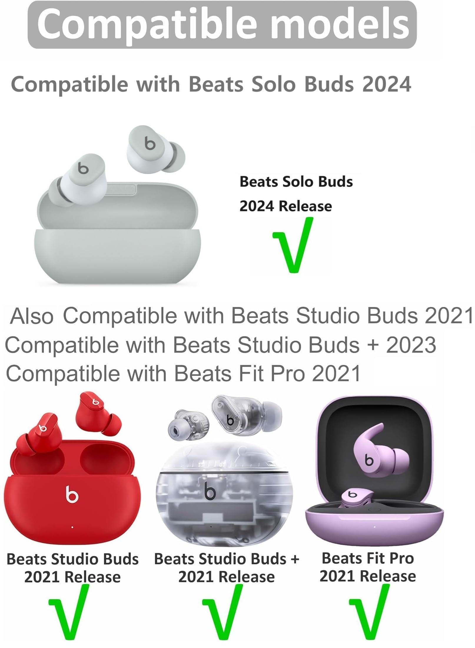 Amazon.co.jp: A-Pcas イヤーチップ Beat Solo Buds イヤフォン用