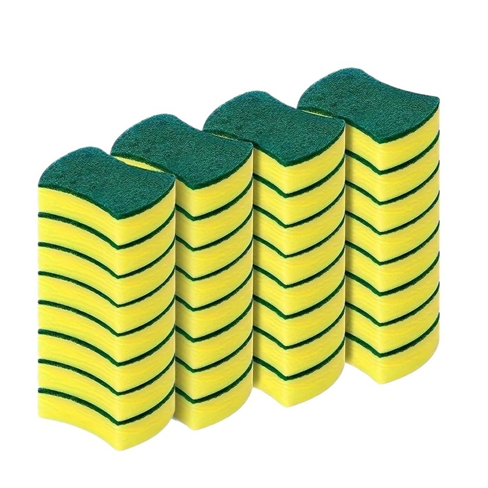 Juego de esponjas limpieza 16/32 piezas, estropajo duradero doble cara, perfecto for uso en la cocina y el hogar(32pcs)