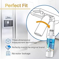 Vista 6 de ICEPURE Filtro de agua para refrigerador ADQ747935 de repuesto para LG LT1000P, MDJ64844601, Kenmore Elite 9980, ADQ74793501 LT1000PC ADQ74793502