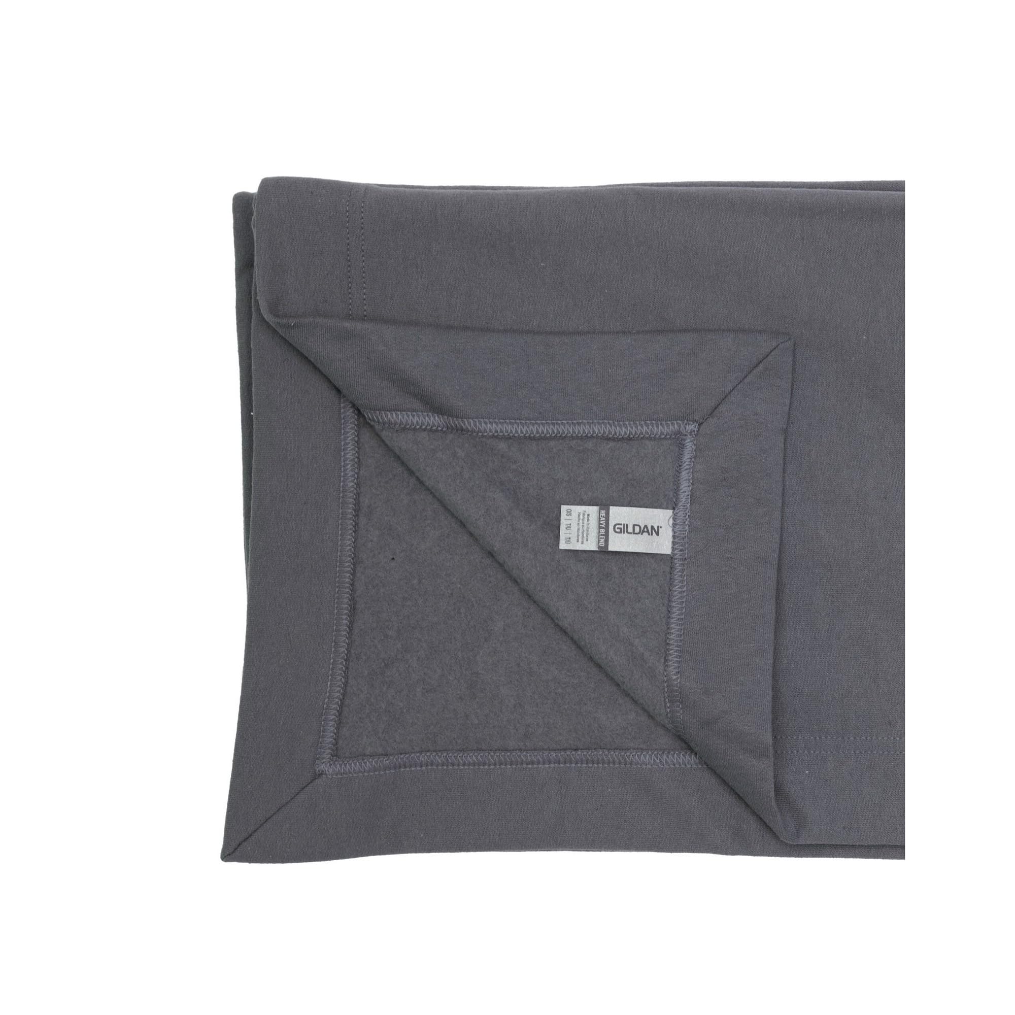 Gildan Heavy Blend Stadium Blanket (One Size) (Charcoal)