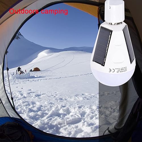 Miniatura 3 de GLOGLOW Lámpara de emergencia para senderismo al aire libre, lámpara de emergencia, luces LED portátiles, panel de energía solar, lámpara solar,