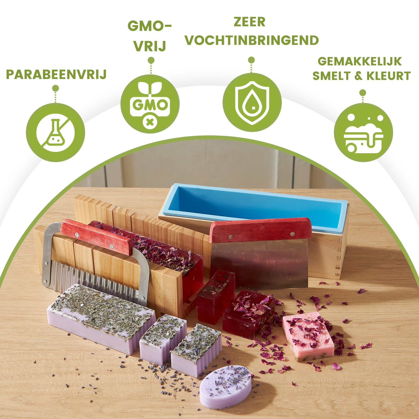 LFISGNN DIY Seifen Selber Machen Set Für Erwachsene, Starterkit Für Kreative Seifenherstellung, Komplettset Inkl. Seifenschmelzer, Rohseifen, Farben, Duftöle Und Silikonform