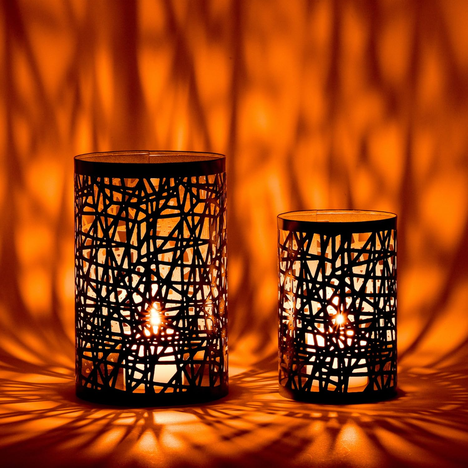 Juego de 2 portavelas Decorativos de Estilo escandinavo Coutan