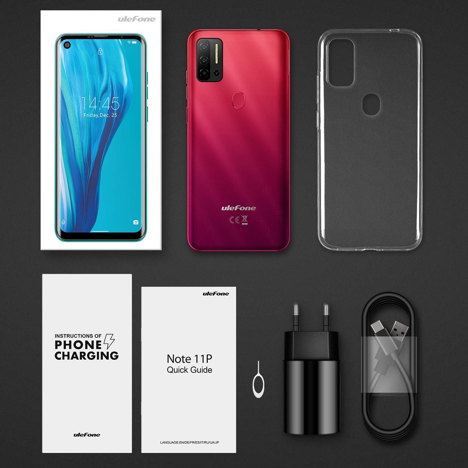 Contents of Ulefone Note 11P package