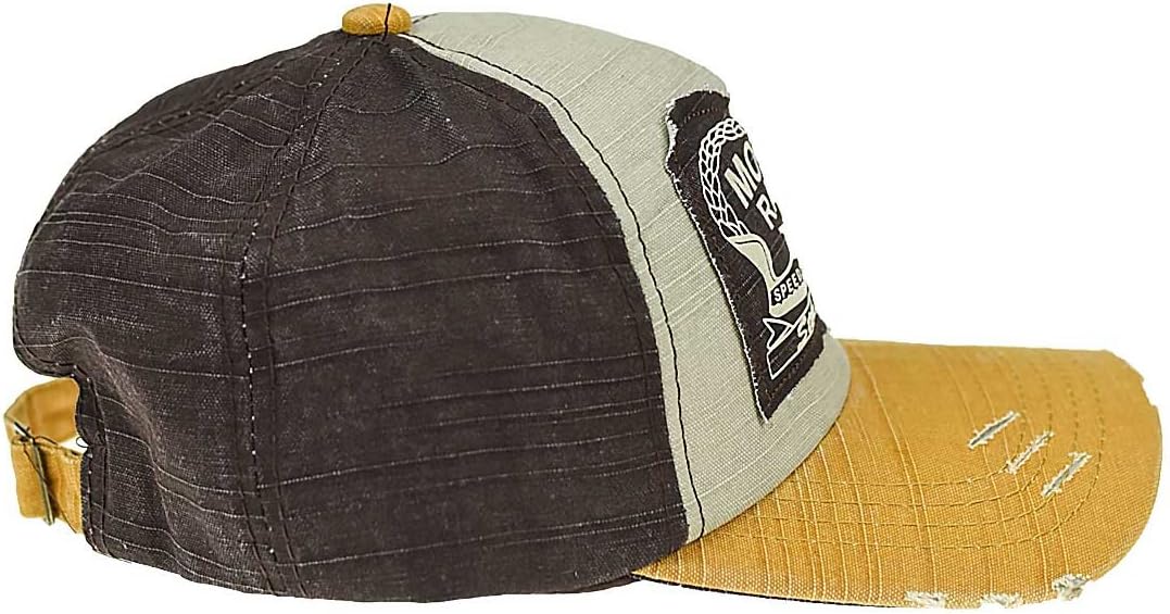 Vintage Baseball Cap Denim Cotton Frayed Edge Sunhat Adjustable Unisex - Image 4