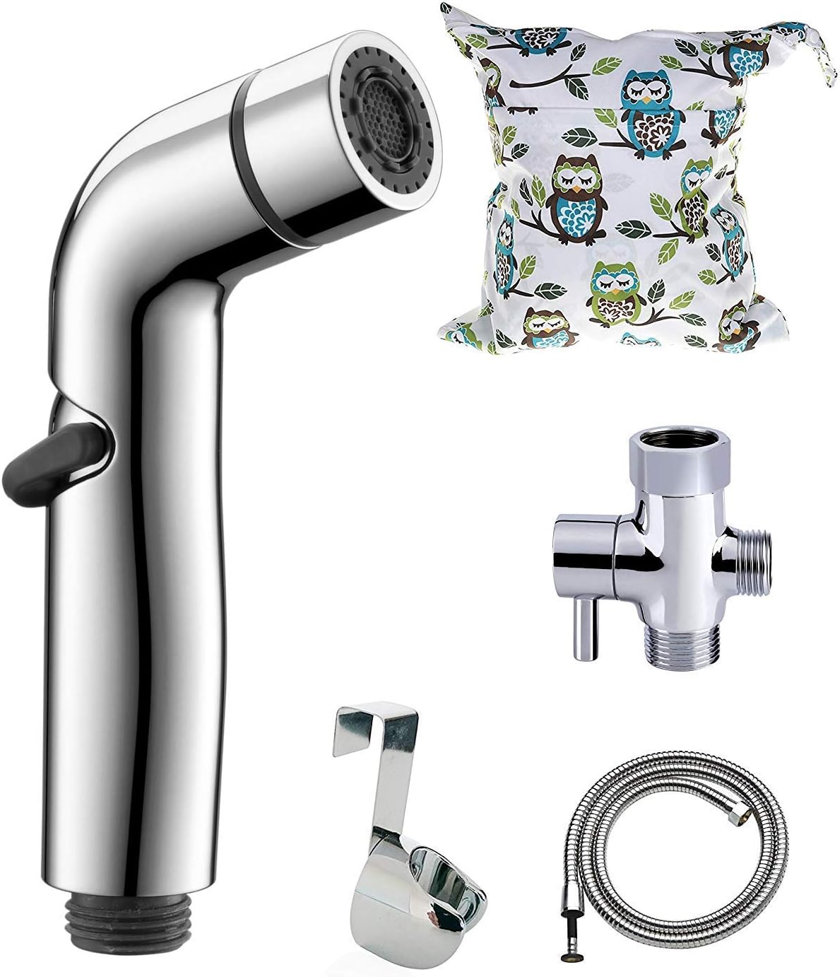 Two Spray Mode Cloth Diaper Sprayer Kit Plus a Bonus Wet Bag and a DIY Sprayer Splatter Shield Guide