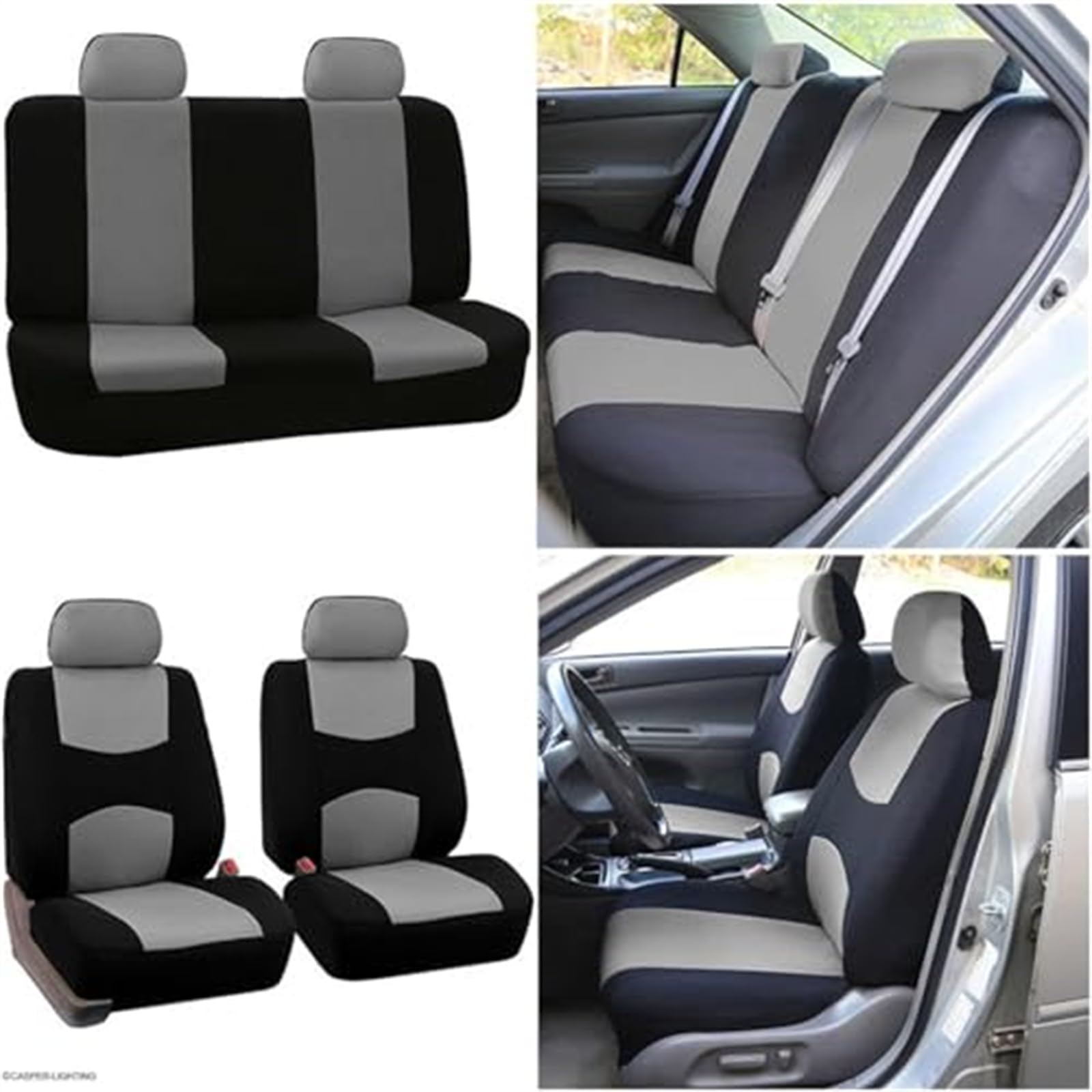 Ensembles de Housses de Siège pour Citroen C4 Hybride (2024-2026) | Housses Siege Avant Arrière Respirant Lavable Confortable Protection Couverture Siège
