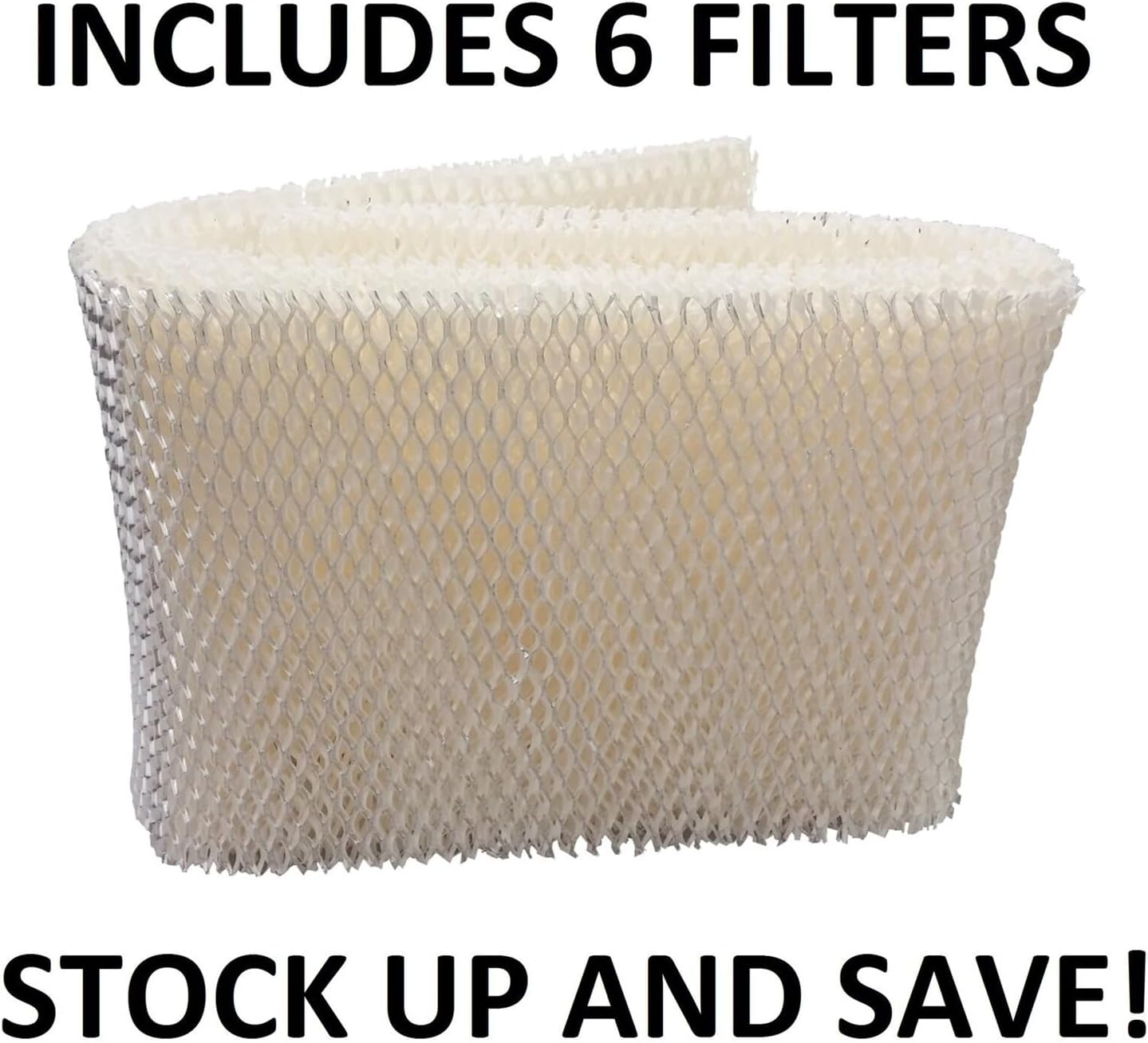 Replacement Humidifier Filter Compatible with Essick Air MoistAir EF1, EF21 (6 Pack)