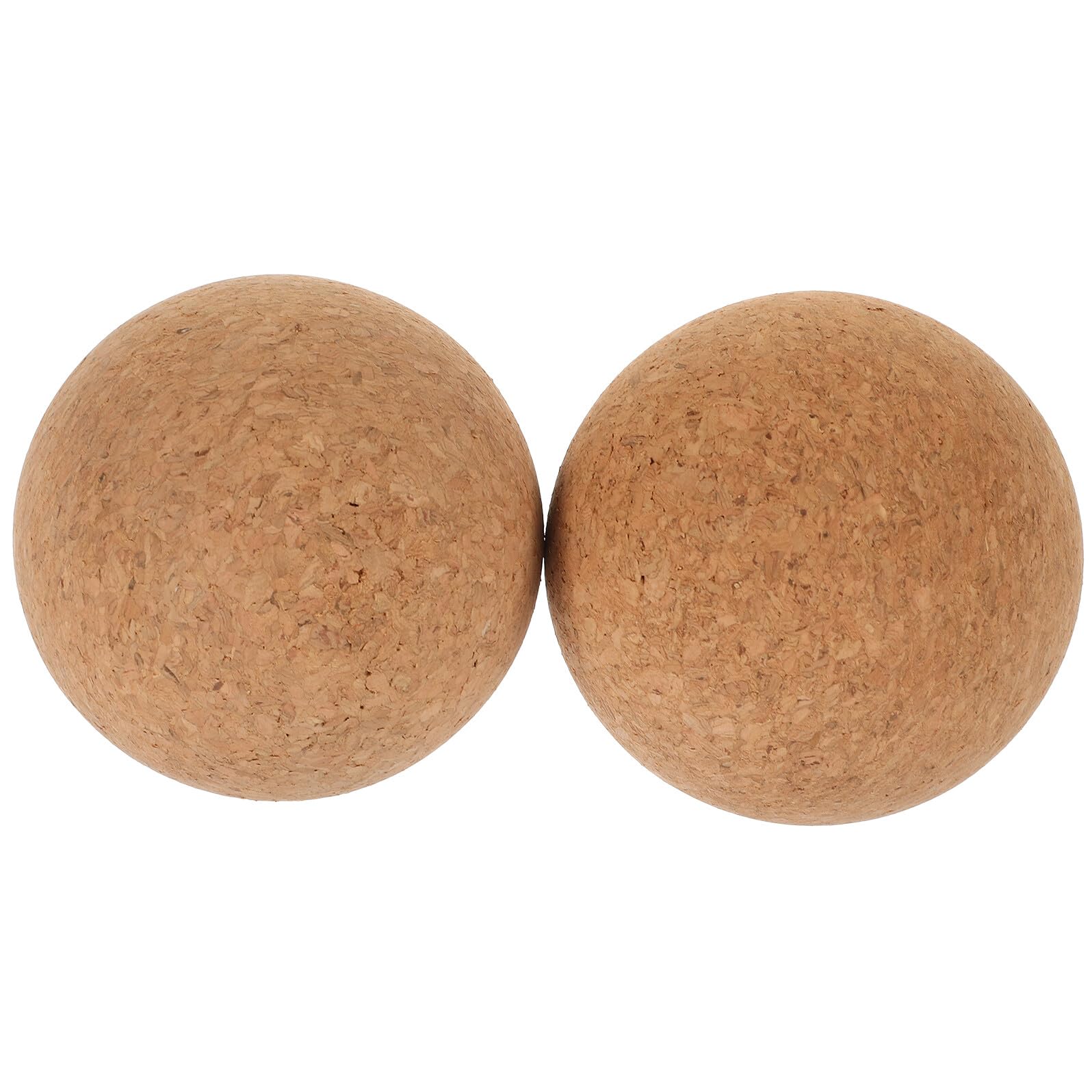 2 pièces Balles de Massage Liège Balle Fitness Roller pour Yoga et Massage Musculaire des Tensions et Fatigue Accessoire Sport Pilates Dos