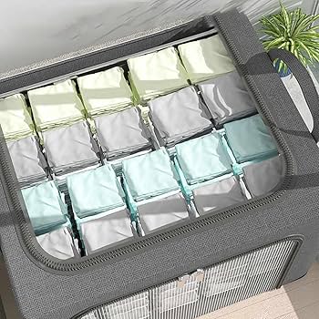 Amazon｜収納ボックス 収納ケース カチオンメッシュ 大容量 衣類