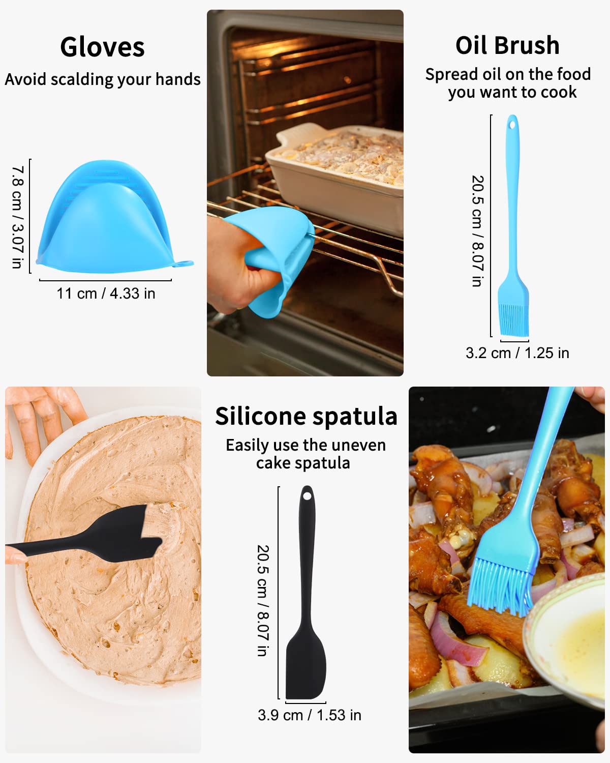 Accessori Friggitrice ad aria,Set da 7", 16 pezzi, 200 fogli di carta per friggitrice ad aria, Adatto per friggitrici ad aria di diametro superiore a 18 cm (7 pollici)
