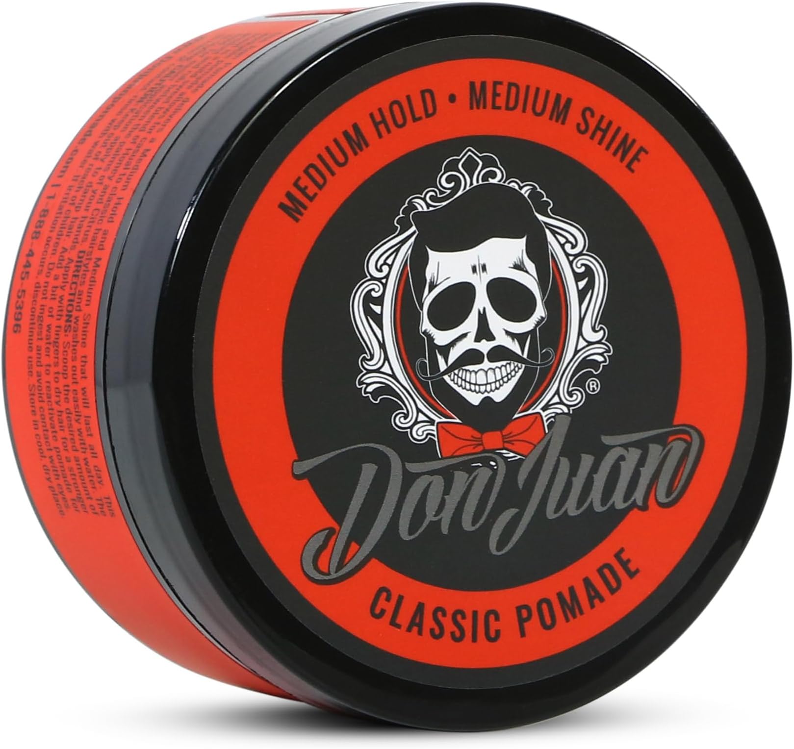 Don Juan Pomade | Medium High Hold | Medium Shine | Water Based | Honey Citrus Scent, 4oz