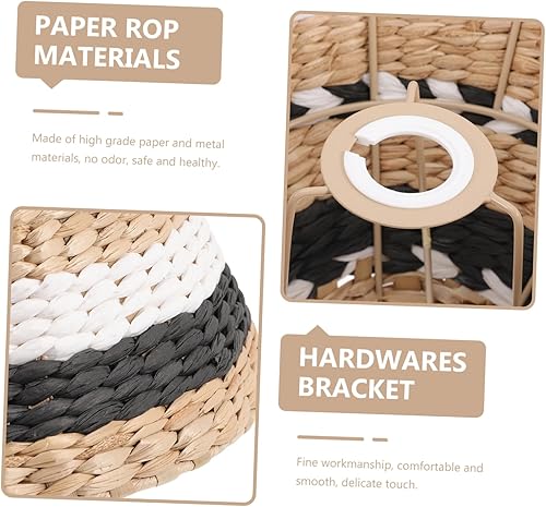 Miniatura 6 de Veemoon Pantalla Piso E27 Cuerda De Papel Paja