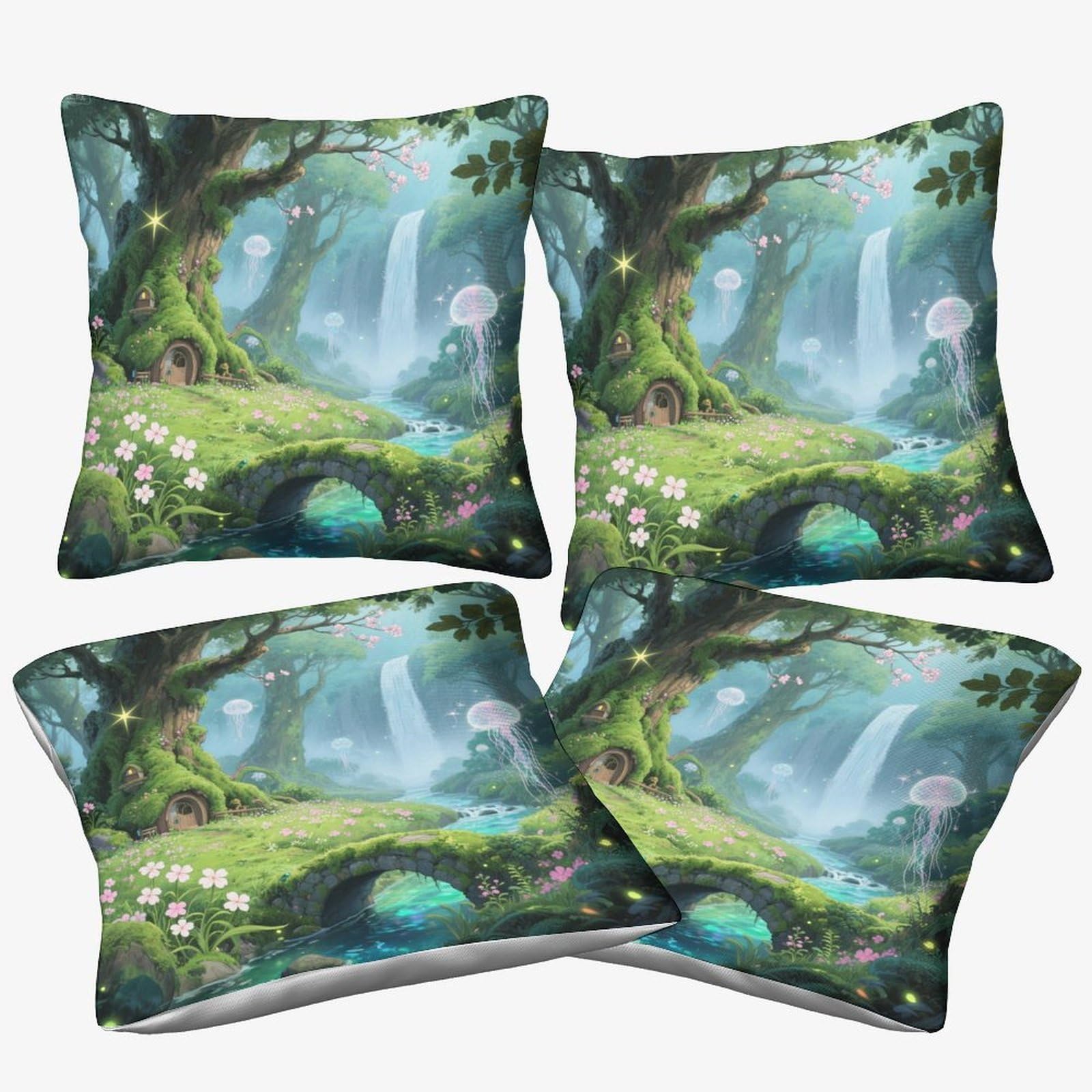 Housses de coussin rural scenery 40x40cm avec zip invisible haut de gamme