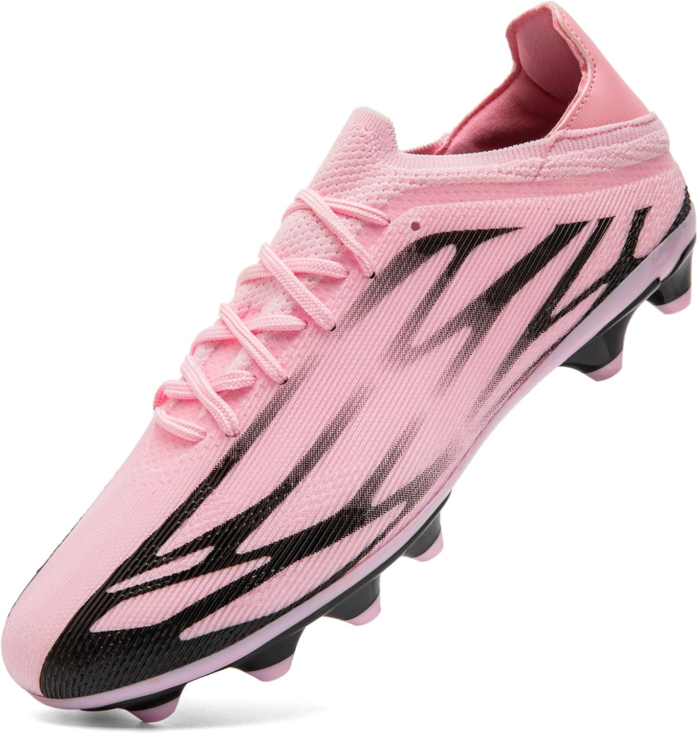 Soccer Shoes Men’s Firm Ground Soccer Cleats Professional Training Football Boots Outdoor Indoor Athletic Sneaker
