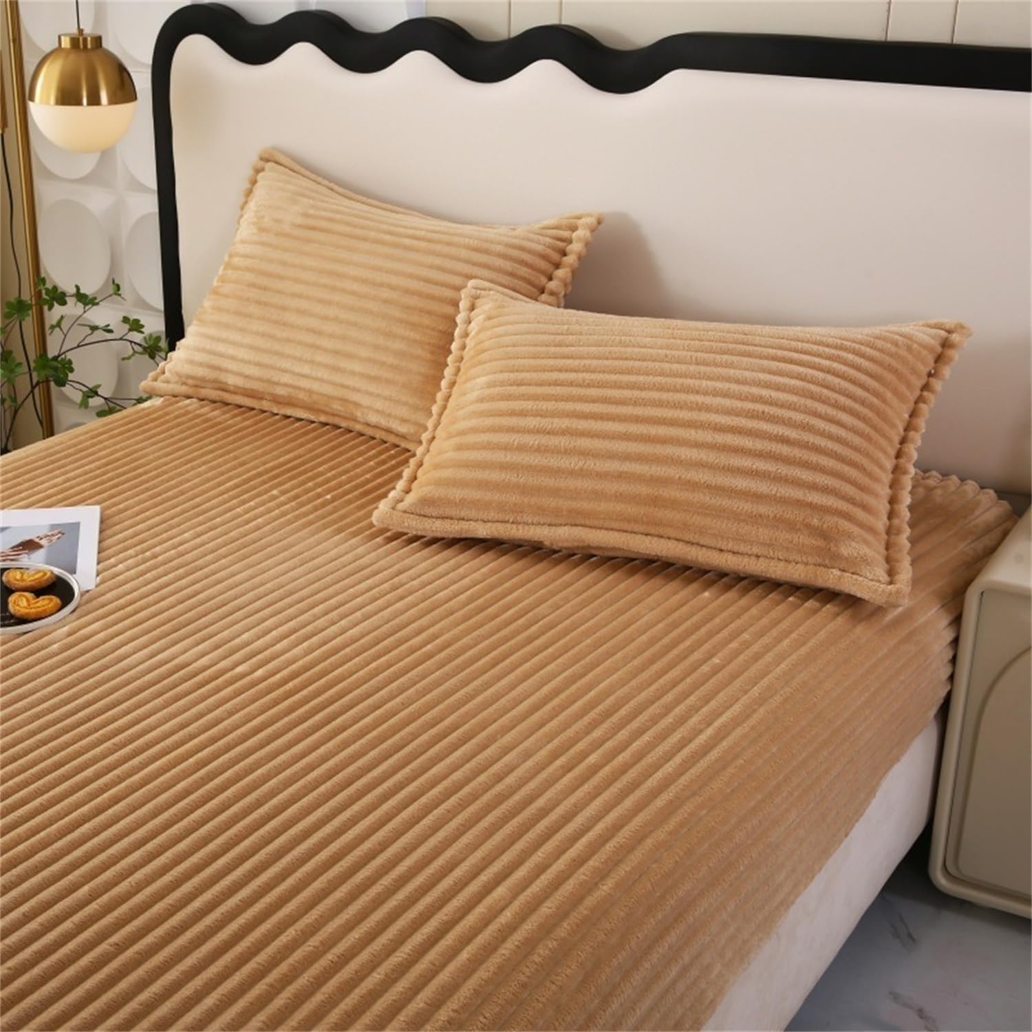 Protector de colchón de franela, suave, transpirable, impermeable, con bolsillo profundo para uso doméstico, profundidad de 11 pulgadas, ajuste seguro, ideal para colchones de tamaño individual