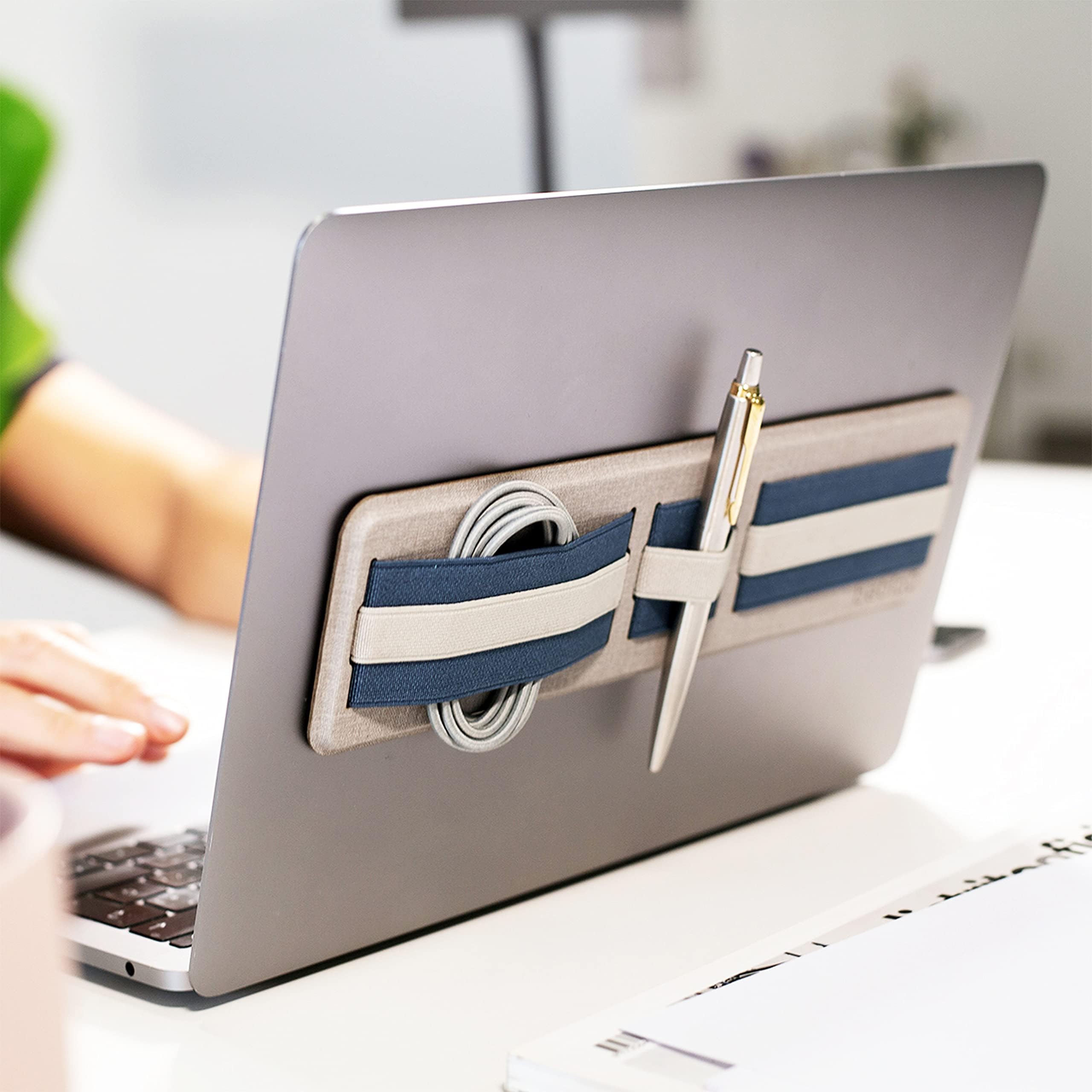 SHIFT Adhesive Portable Tech Organizer for laptops, notebooks, Backpack insert | Computer Accessories | External HD Holder. Stick-On | Sleeve | Fits 12"-17" Laptops & A4 Notebooks | CHRISTMAS GIFT