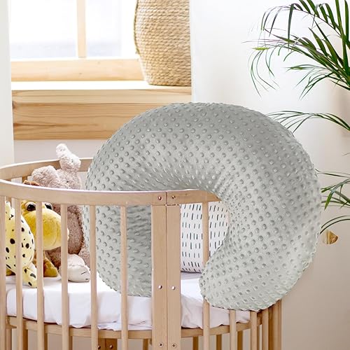 Miniatura 7 de Fundas de almohada de lactancia para recién nacido, funda de almohada de lactancia hecha de tela de minky, fundas de lactancia extraíbles para