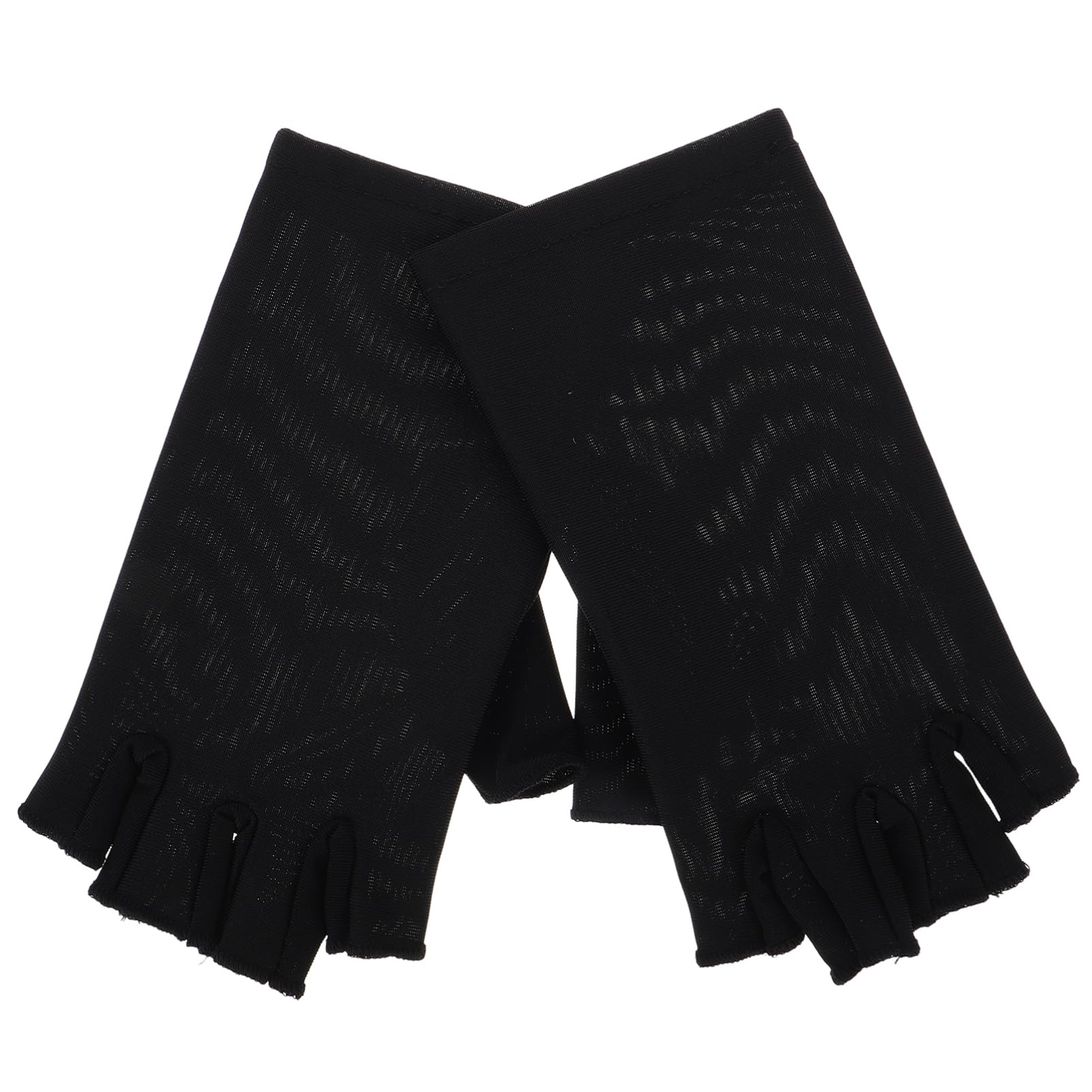 TOVINANNA Uv Blocking Gloves for Nail Art Uv Proof for Gel Nails Sun Protection Driving Gloves Half Finger Soft Breathable for Outdoor Activities