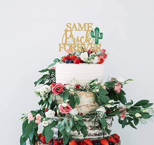 Miniatura 6 de Same Prick Forever - Decoración para tartas mexicanas, decoración de cactus, despedida de soltera, fiesta final mexicana, divertidas decoraciones de